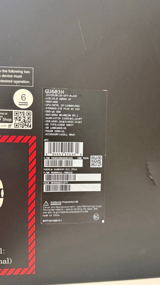 Portátil Gaming ASUS ROG Zephyrus M16 GU603H