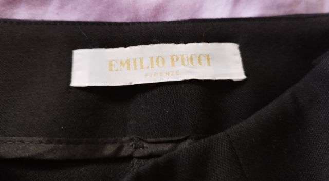 Gonna elegante lana vergine Emilio Pucci