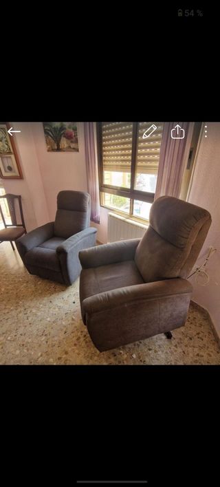Sillón individual eléctrico reclinable