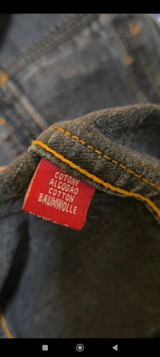 Cazadora Vaquera Vintage Negra Talla S/M