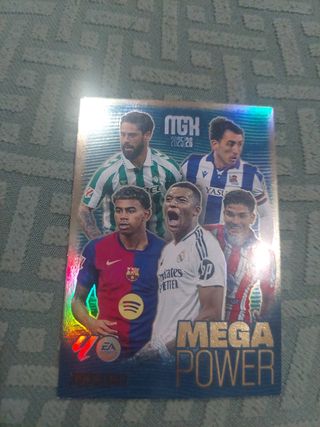 Carta especial fútbol Mega Power