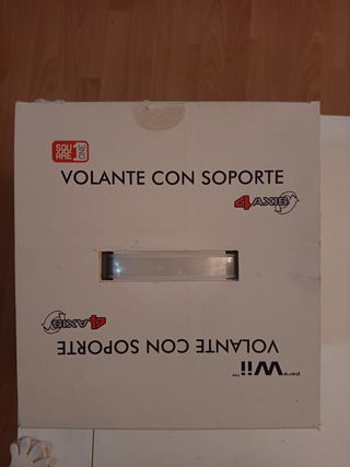 Volante con Soporte para Wii, nuevo 