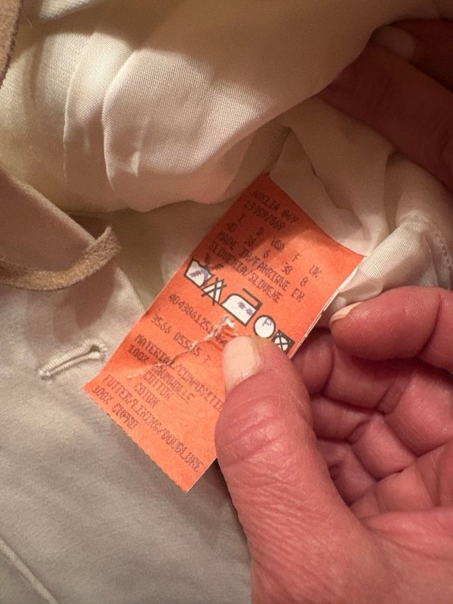 Blazer Hugo Boss Blanco con Cinturón de Cuero