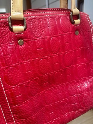 Bolso Carolina Herrera Rojo