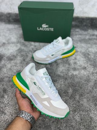 Zapatillas Lacoste Blancas y Verdes