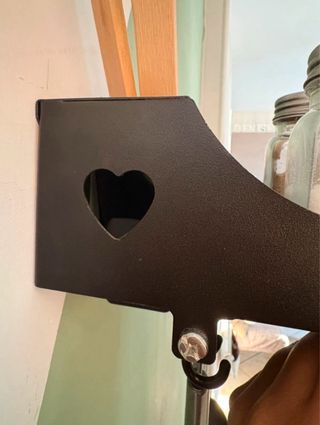 Organizer da cucina in ferro nero