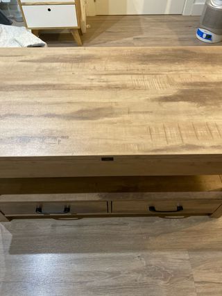 Mesa de salón elevable madera Nuevo