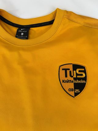 Nike Dri-Fit Long Sleeve Jersey Yellow Black XL