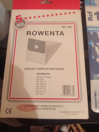 Bolsas aspirador varias marcas 