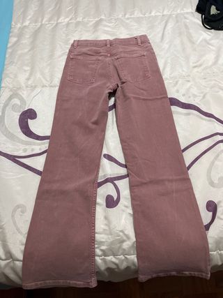 Pantalón ancho rosa