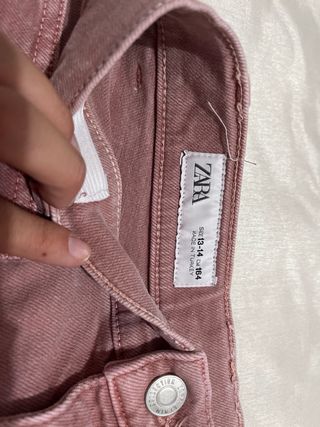 Pantalón ancho rosa