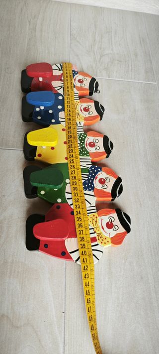 Appendiabiti clown vintage per bambini