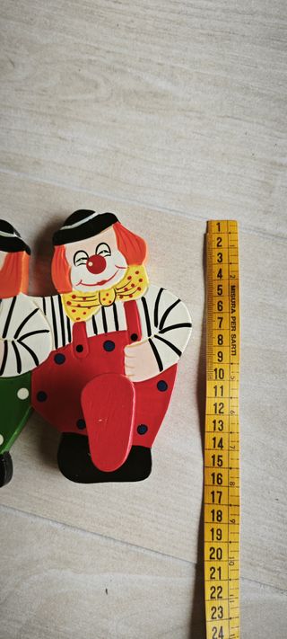Appendiabiti clown vintage per bambini