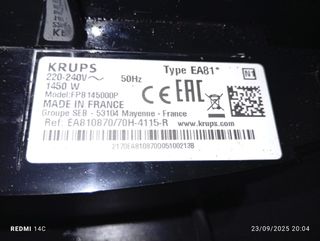 Cafetera Krups Negra