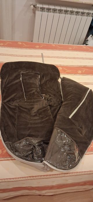 Saco invierno Jane marrón y beig