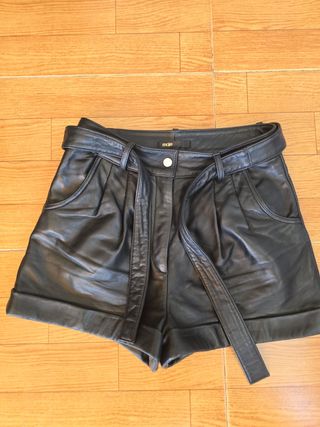 Shorts de cuero MAJE Talla 36