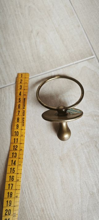 Raro Ciuccio in Ottone Fermacarte soprammobile