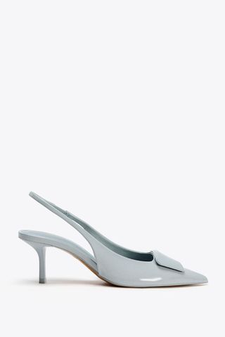 Tacones Zara Azul 39
