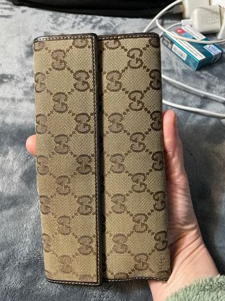 cartera Gucci Beige