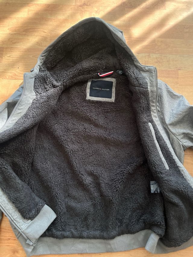 Chaqueta Tommy Hilfiger Gris Talla L Hombre