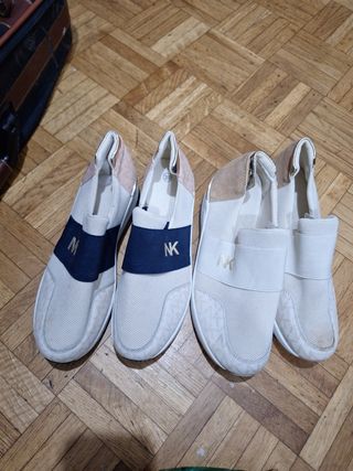 Zapatillas Michael Kors Talla 39 Beige/Rosa