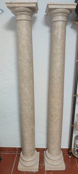 Columnas Decorativas de Escayola Beige