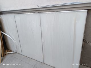2 Puertas corredera cristal 227x119 con sus guías