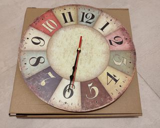 Orologio da parete vintage nuovo di zecca