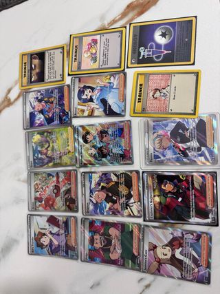 Lote de cartas de Entrenador Pokémon
