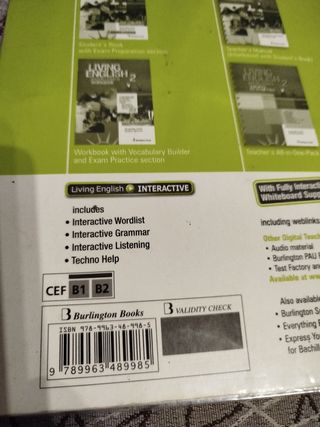 Living english 2º Bachillerato: Workbook