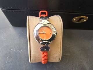 Reloj Tous Mujer Naranja y Plateado
