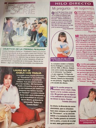 60 hojas de las revistas telenovelas por 3 euros €