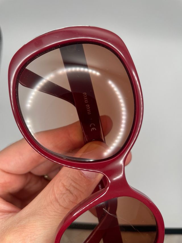 Occhiali da sole Miu Miu Rossi