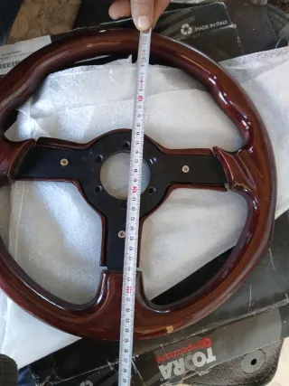 Volante de madera para coche  Volante renault copa