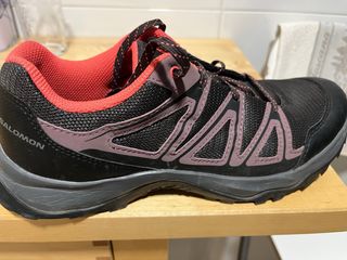 Zapatillas Salomon Senderismo Negro/Rosa