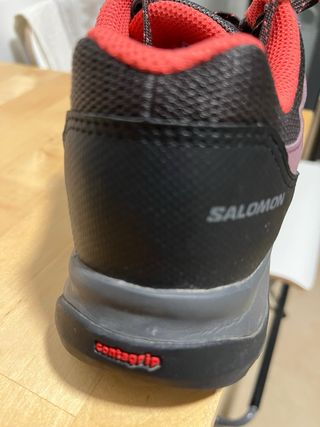 Zapatillas Salomon Senderismo Negro/Rosa