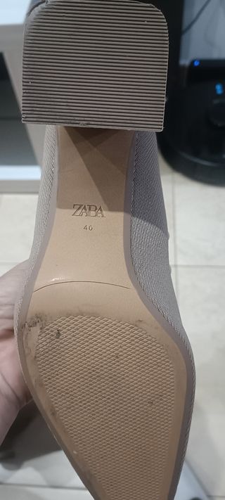 Botines Zara Beige