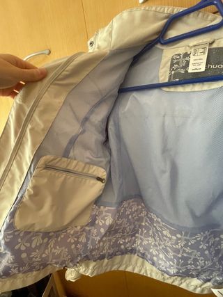Chaqueta cortavientos Quechua Beige