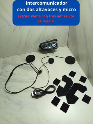 Intercomunicador Moto con 2 Altavoces y Micro