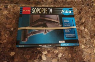 Soporte TV Alba Articulado Negro
