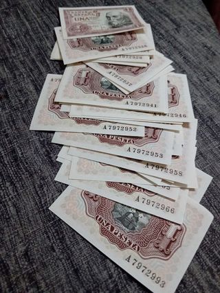 Notas de 1 peseta 1953