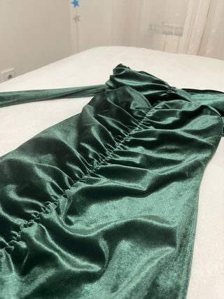 Vestido de fiesta verde