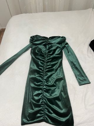 Vestido de fiesta verde