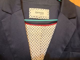 Americana azul mujer T40
