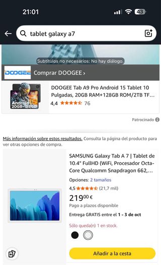 Samsung Galaxy Tab A7