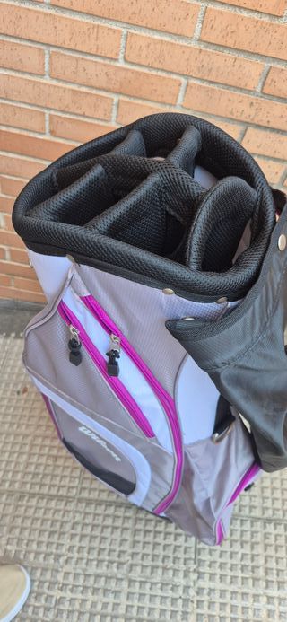 Juego Palos Golf Señora Wilson + Bolsa