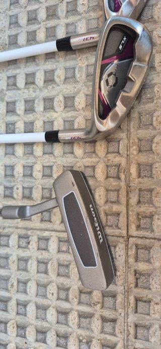 Juego Palos Golf Señora Wilson + Bolsa