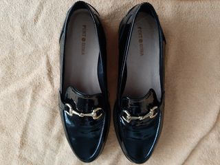 Zapatos charol negro Punt Roma