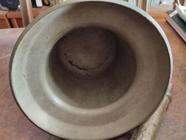 Mortaio e mazzuolo in bronzo antico 2,5 kg