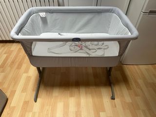 Cuna colecho Chicco gris